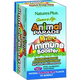Natures Plus Animal Parade Kids Immune Booster 90 Comp Mastic