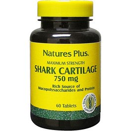 Natures Plus Shark Cartilage 750 Mg 60 Comp