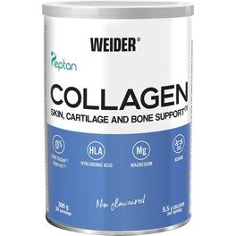 Weider Collagen - Colageno con Acido Hialuronico, Magnesio y Vitamina C - 300 Gr / 0 Grasas y 0 Azúcar