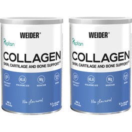 Pack Weider Collagen - Collagène avec Acide Hyaluronique et Magnésium 2 barquettes x 300 gr
