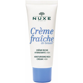 Nuxe Crème Fraîche De Beauté®Crème Riche Hidratante 48h 30 Ml Unissex