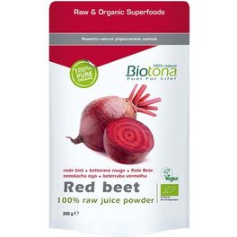 Biotona Remolacha Roja En Polvo - Red Beet Raw Powder 200g