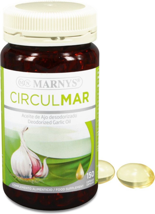 Marnys Circulmar Aceite De Ajo 500 Mg 150 Perlas Marnys Circulmar Aceite De Ajo 500 Mg 150 Perlas