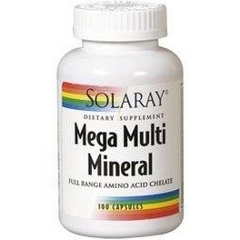 Solaray Mega Multi Mineral 120 Caps