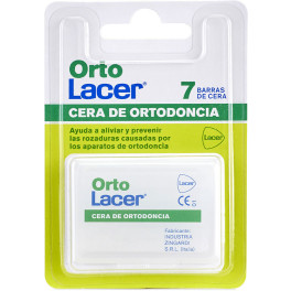 Cera Lacer Ortho para ortodontia protetora contra atrito 7 bastões unissex