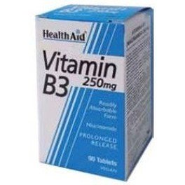 Health Aid Vitamina B3 (Niacinamida) 250 Mg 90 Comp