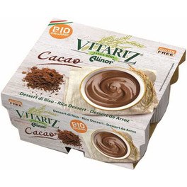 Vitariz Postre Arroz Chocolate Bio Vitariz - Sin Gluten - 4 X 100 G