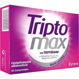Esteve Triptomax - Complemento Alimenticio Para Regular El Estado Anímico. Compuesto De Triptófano + Vitaminas Del Grupo B+ Hi