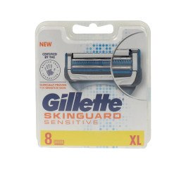 Gillette Skinguard Sensitive Cargador 8 Recambios Unisex