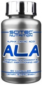 Scitec Nutrition ALA-Ácido Alfa Lipoico 50 caps Scitec Nutrition ALA-Ácido Alfa Lipoico 50 caps