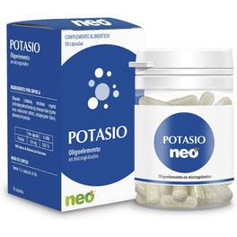 Neo - Potasio - 50 Cápsulas - Complemento Alimenticio Para Mejorar la Eliminación de Líquidos y Fortalecer los Músculos