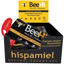 Hispamiel Beehi Cafeïne Gel / 24 Gels x 40 Gr - Onmiddellijke energie