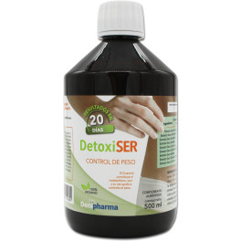 Denipharma Detox Detoxiser 5 En 1 - Potente Detox - Adelgazante - Purificante - Antioxidante - Digestivo - Diurético - Limpia C