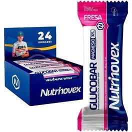Nutrinovex Glucobar au Magnésium 24 barres x 35 Gr