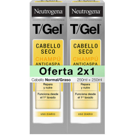 Neutrogena Tgel Anti-Caspa Shampoo Normal-seco Lote 2 X 250 ml Unissex