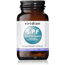 Viridian Spf Skin Pro-factors 30 Veg. Caps.