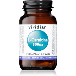 Viridian L-carnitina (500mg) 30 Veg Caps