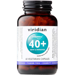 Viridian Synerbio 40+ 60 Veg. Caps.