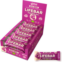 Lifefood Lifebar Proteina Frutas Del Bosque Bio 47g
