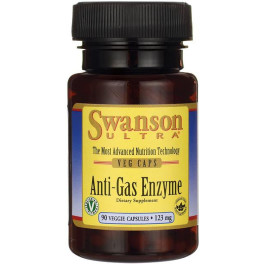Swanson Enzima Antigás. 123 Mg 90 Cápsulas Vegetales