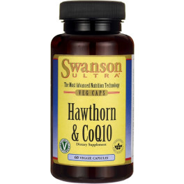 Swanson Ultra Hawthorn Y Coq10 60 Cápsulas Vegetales