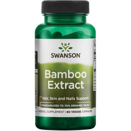 Swanson Extracto De Bambú 60 Cápsulas Vegetales