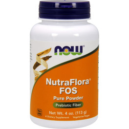 Now Nutra Flora Fos (fibra Prebiótica) 113 G De Polvo
