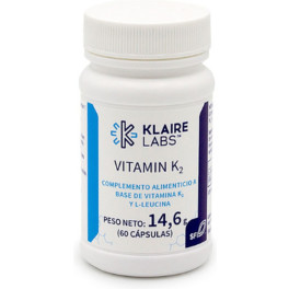 Klaire Labs Vitamina K2 60 Cápsulas