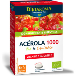 Dietaroma Acerola 1000 Sabor Cereza 24 Comprimidos (cereza)