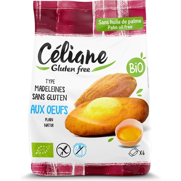 Celiane Gluten Free Magdalenas De Huevo 6 Unidades