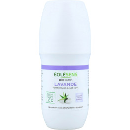Eolesens Desodorante Roll-on Lavanda Piedra De Alumbre Y Aloe Vera Bio 75 Ml De Gel (lavanda)