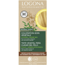 Logona Tinte Colorante Vegetal Rubio Dorado (goldblonde) 100 G