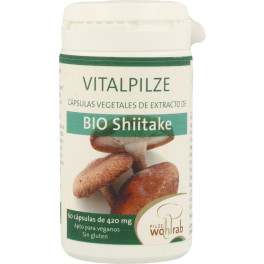 Pilze Wohlrab Shiitake Bio 60 Cápsulas De 420mg