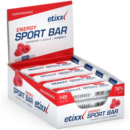 Etixx Energy Sport Bar Frutos Rojos 12 Unidades De 40g