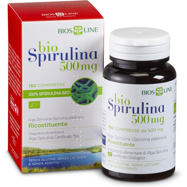 Biosline Espirulina Bio 150 Comprimidos (500mg)