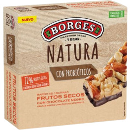 Borges Eco-natura Barrita De Frutos Secos Con Chocolate Negro 90 G