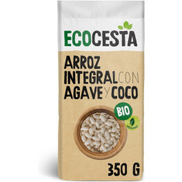 Ecocesta Arroz Integral Hinchado Con Agave Y Coco 350 G