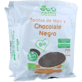 Ecocesta Tortitas De Maiz Chocolate Negro (pack 3 Bolsitas) 3 Unidades (chocolate)