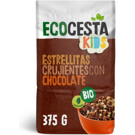 Ecocesta Estrellitas Crujientes Chocolate Bio 375 G (chocolate - Avena)