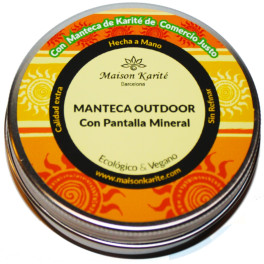 Maison Karite Manteca Outdoor Con Pantalla Mineral 100 Ml De Crema