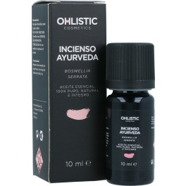 Ohlistic Cosmetics Aceite Esencial Incienso Ayurveda Bio 10 Ml De Aceite Esencial