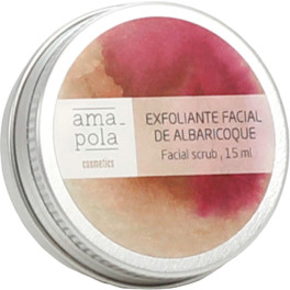 Amapola Exfoliante De Albaricoque 15 G De Polvo (rosas)