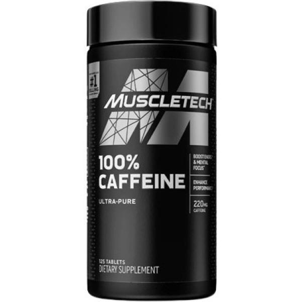 Muscletech 100% Caffeine 125 Tabs