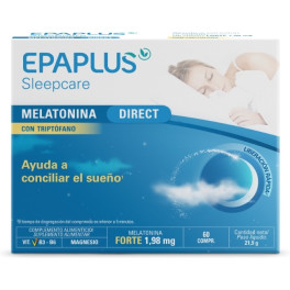 Epaplus Sleepcare Melatonina Direct Con Triptófano 60 Comp