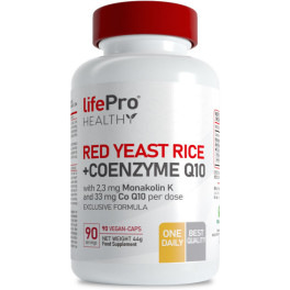 Life Pro Nutrition Life Pro Red Yeast Rice + Coenzime Q10 90 Caps