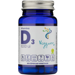 Veggunn Vitamina D3 60 Cápsulas - 1000ui