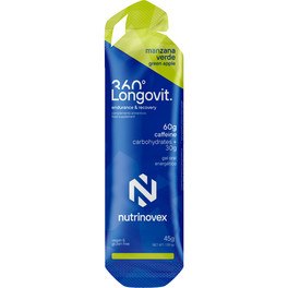 Nutrinovex Longovit Gel avec Caféine et Taurine 24 gels x 45 gr