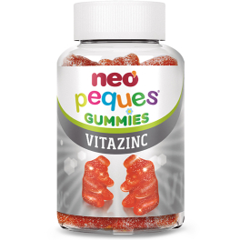 Neo Peques - Vitazinc - 30 Unidades - Gominolas Con Vitaminas y Zinc - 1 o 2 al día - Sabor a Fresa