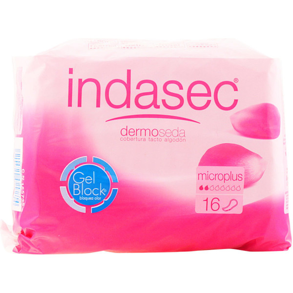 Indasec Dermoseda Compresa Incontinencia Micro Plus 16 U Mujer