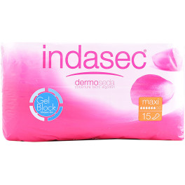 Indasec Dermoseda Compresa Incontinencia Maxi 15 U Mujer